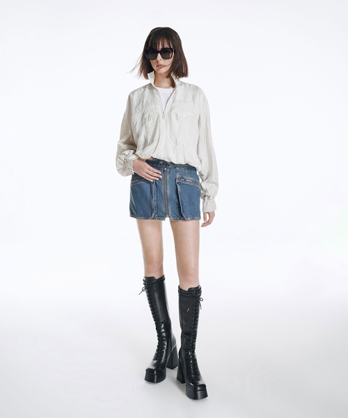 CHARLES ＆ KEITH ブーツ Orla オーラー プラットフォームロング