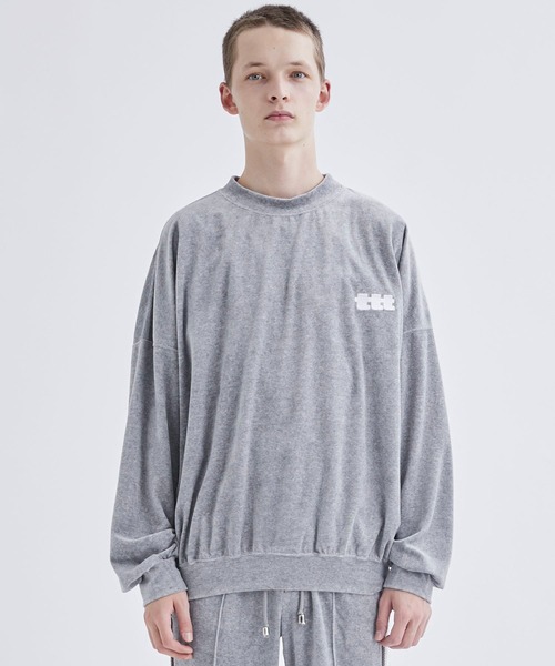 TTT MSW（ティー） スウェット 【TTTMSW/ティー】Velours crew neck