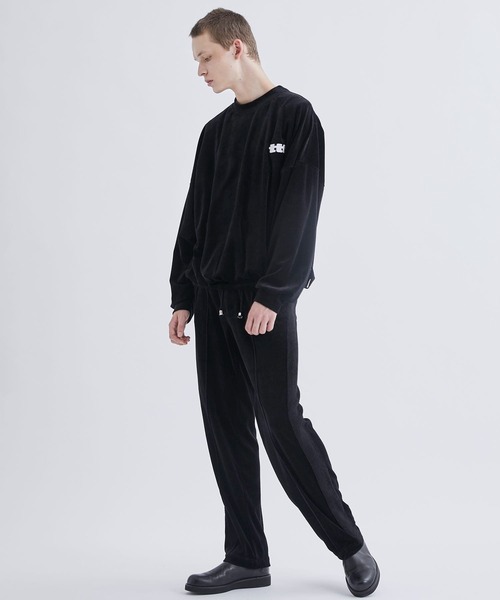 TTT MSW スウェット 【TTTMSW/ティー】Velours crew neck sweat
