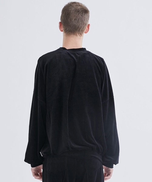 TTT MSW スウェット 【TTTMSW/ティー】Velours crew neck sweat