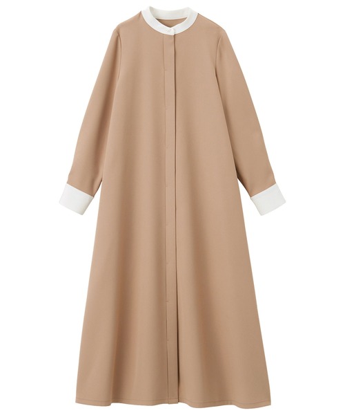 【大人気完売♡着用2回】エステラケー　Bonnieバイカラースカラップワンピース GeeRA ワンピース Aラインバイカラーワンピース : ZOZOTOWN