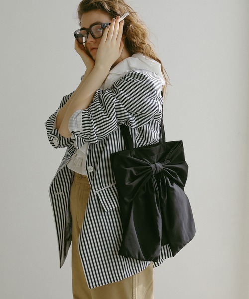 EFOLE トートバッグ Big ribbon totebag / ビッグ リボン トート