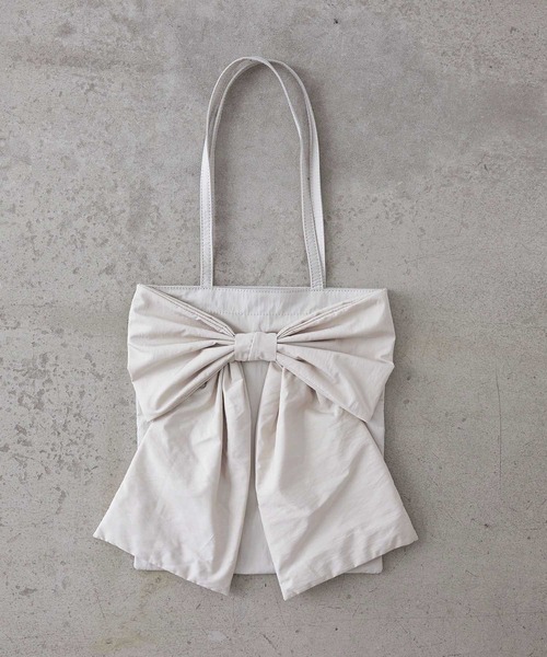 esutoreja  エストレジャ Ribbon bag リボン バッグ EFOLE トートバッグ Big ribbon totebag / ビッグ リボン トート