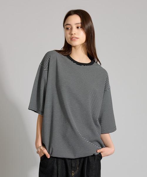 Shinzone（シンゾーン）】MARINE BORDER TEE ボーダーロンT