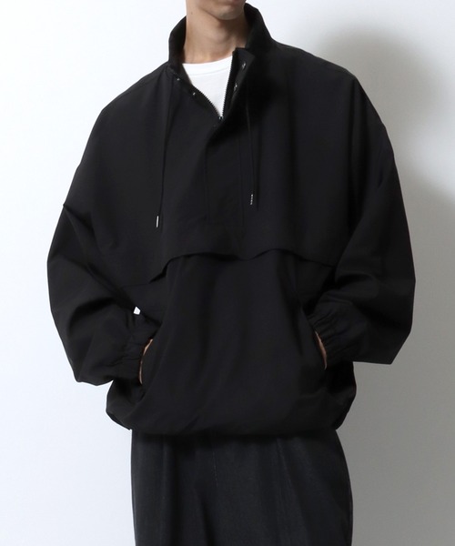 【yuki】Bandel ブラック ハーフジップジャケット alexander wang - 【ラスト1点】 HALF ZIP TRACK JACKET IN
