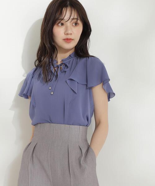 ブラウス シャツ ビックリボン楊柳ブラウス / 1215210806 レディース PROPORTION BODY DRESSING ブラウス シャツ 楊柳ラッフル