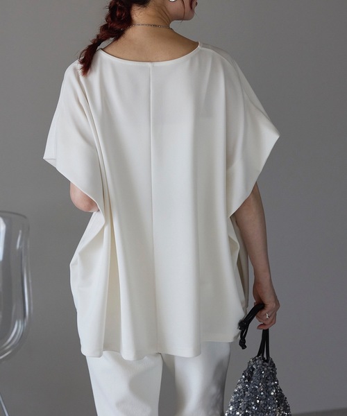 tシャツ 80/- スムース水起毛 フレンチスリーブプルオーバー レディース yuni tシャツ 80/- スムース水起毛 フレンチスリーブプル