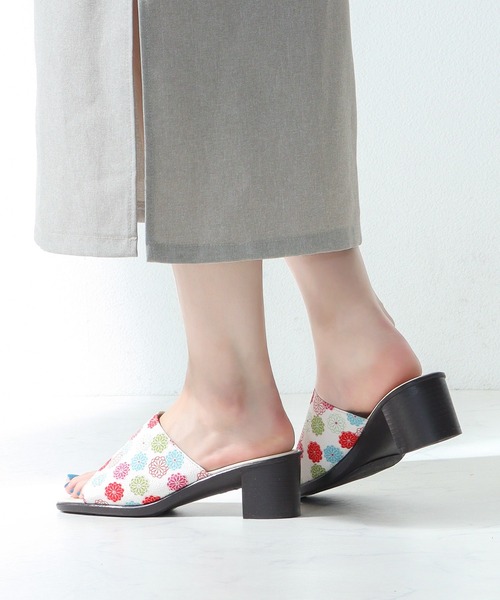 【新品未使用】Plasticana WASADA サンダル/レディース/24㎝ 無地 ウェッジソール きれいめ 厚底 およばれ エレガント