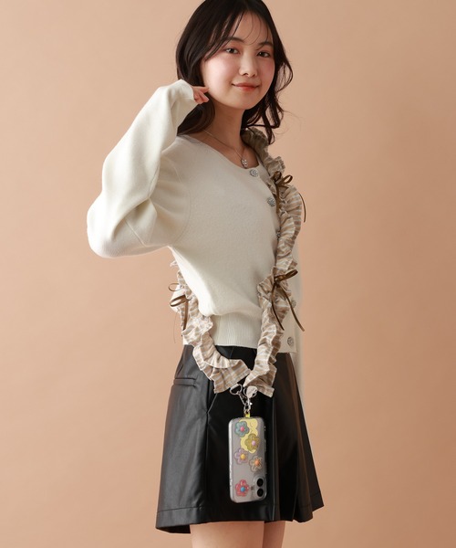 tiny tiny（ティニーティニー） ミニリボン付きショルダーストラップ