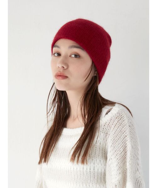 【値下げ‼︎期間限定】mite スウェット&プリーツスカート&おまけニット帽 Ungrid（アングリッド） ニット帽 ニットキャップ ウール混ニット帽