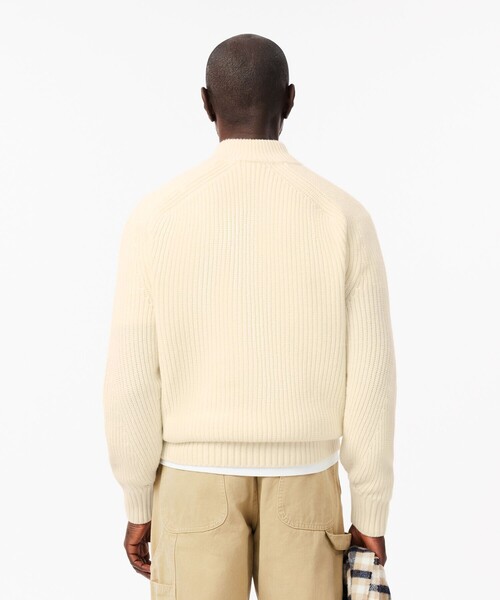 LACOSTE セーター ニット エッセンシャルハーフジップニット