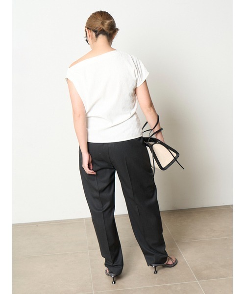 「MIESROHE」 ノースリーブブラウス ONE SIZE ブラック レディース MIESROHE 「MIESROHE」 ノースリーブブラウス FREE ブラック
