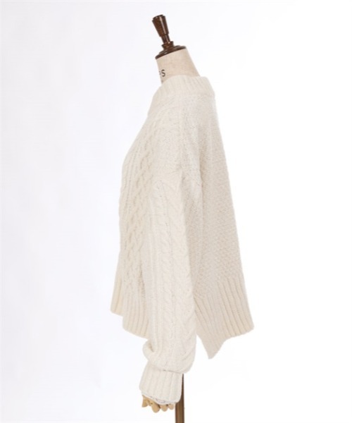 axes femme（アクシーズ ファム） ニット セーター ベロアモールニット