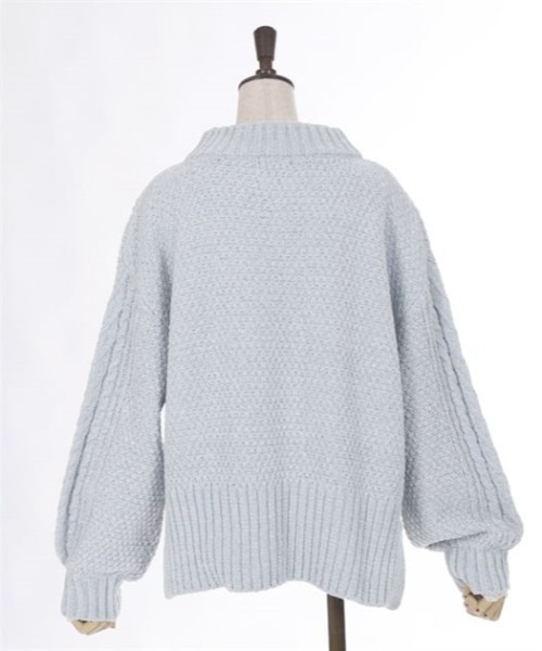 axes femme（アクシーズ ファム） ニット セーター ベロアモールニット