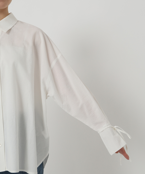 La Totalite  バックリボンスタンド ブラウス La TOTALITE（ラトータリテ）の「バックリボンスタンド ブラウス