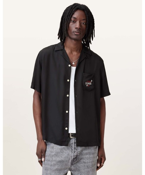 ALLSAINTS（オールセインツ） シャツ LOVERS EMBROIDERED RELAXED FIT