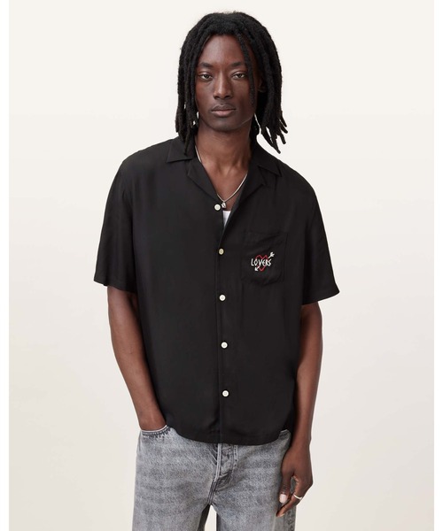 ALLSAINTS（オールセインツ） シャツ LOVERS EMBROIDERED RELAXED FIT