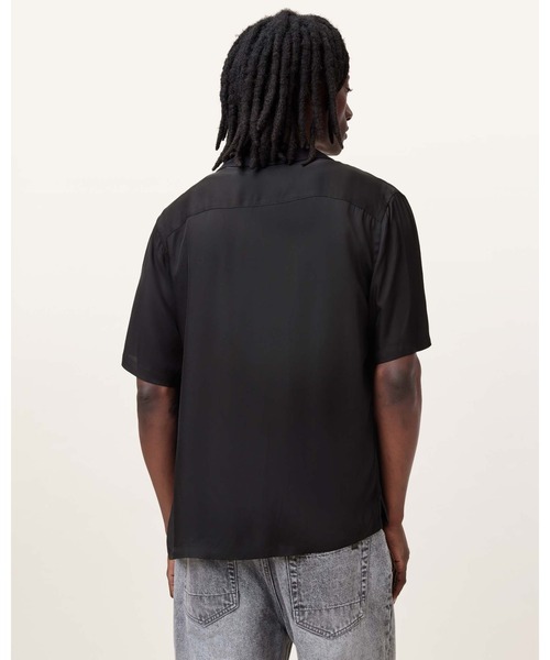 ALLSAINTS（オールセインツ） シャツ 半袖 LOVERS EMBROIDERED RELAXED