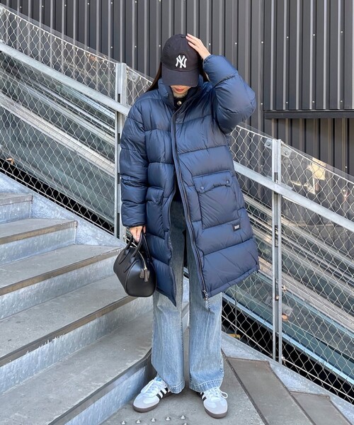 TAION（タイオン） ダウンコート 36 ダークネイビー レディース