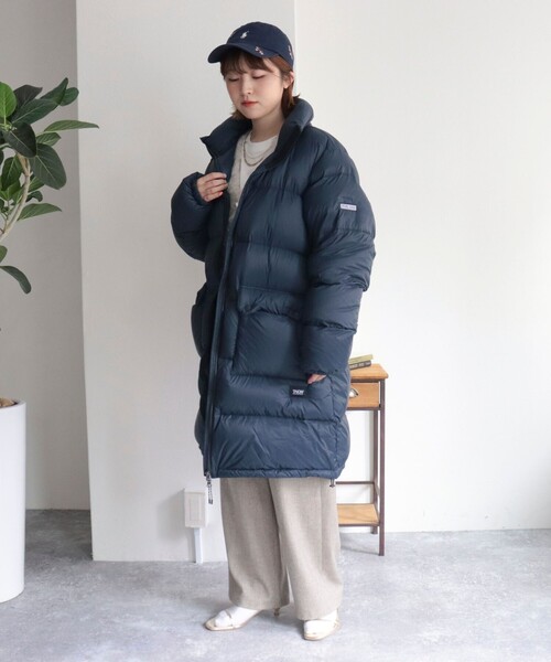 TAION（タイオン） ダウンコート 36 ダークネイビー レディース
