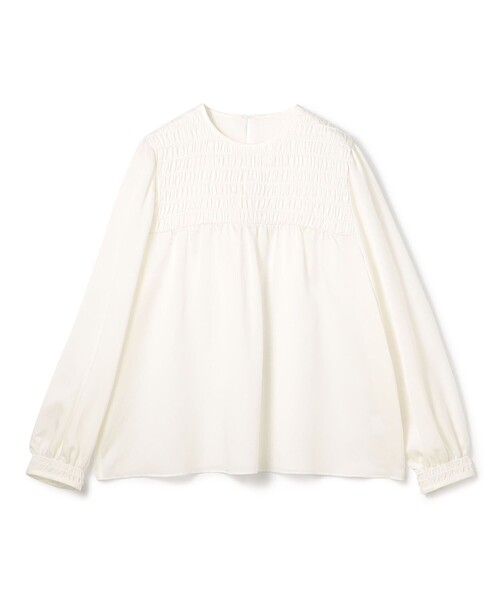 Ballsey＊コットンブラウス Ballsey（ボールジィ） ブラウス シャツ コットンシルクサテン タック