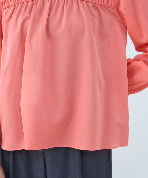 Ballsey（ボールジィ） ブラウス シャツ コットンシルクサテン
