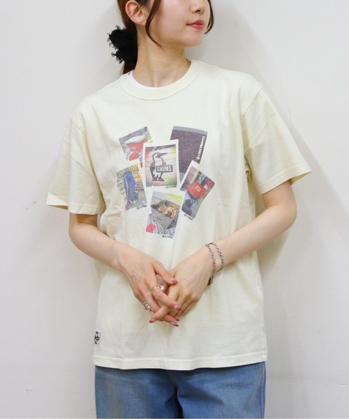 tシャツ CHUMS/チャムス　かせきさいだぁ インスタントフォトTEE　Instant Photo Tee レディース メンズ CHUMS tシャツ CHUMS/チャムス かせきさいだぁ インスタント