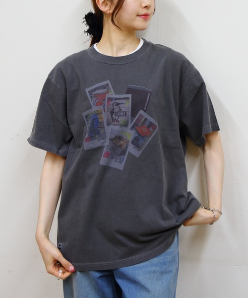 tシャツ CHUMS/チャムス　かせきさいだぁ インスタントフォトTEE　Instant Photo Tee レディース メンズ