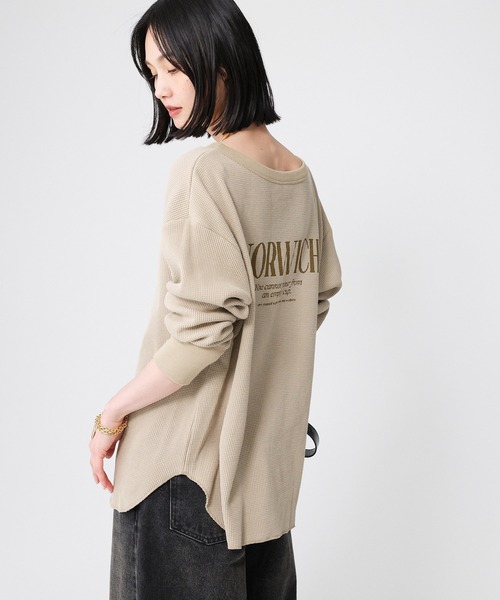 81BRANCA（ハチイチブランカ） 「81BRANCA」「別注」2way waffle T