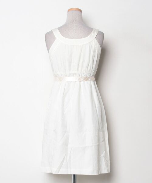 Burberry Blue Label ノースリーブチェック柄ワンピース 38 BURBERRY BLUE LABEL バーバリー ブルーレーベル レディース