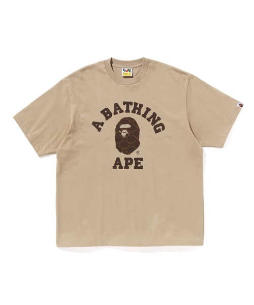 A BATHING APE tシャツ COLLEGE MONOGRAM RELAXED FIT TEE