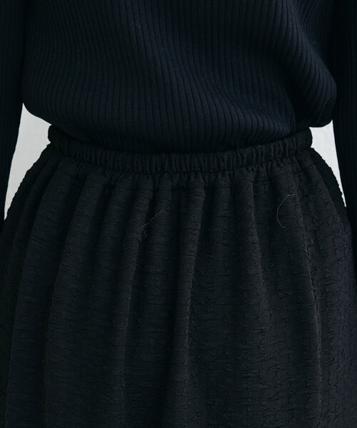 スカート 「WEB限定」osonoカットソージャガードゆるマーメイドスカート | natural couture | 18