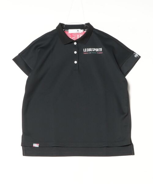 LOU LOUTH レディース ゴルフシャツ L le coq sportif GOLF 公式 ルコックスポルティフ ゴルフ 襟付き