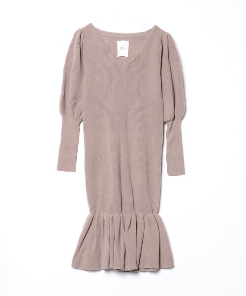 Her lip to ニットワンピース M グレー レディース : ZOZOTOWN Yahoo