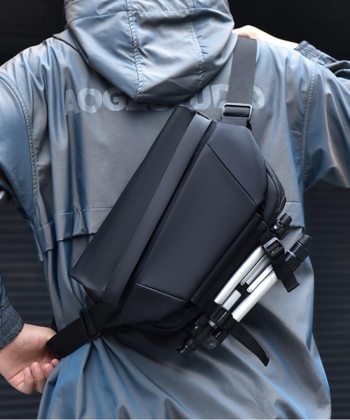 L LABEL ショルダーバッグ 撥水加工ショルダーボディバッグ