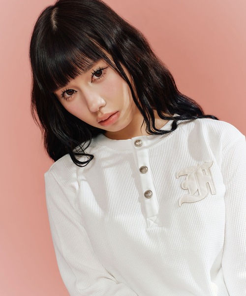 FCMM トレーナー スウェット BUTTON SWEATSHIRT/ ボタンスウェット 
