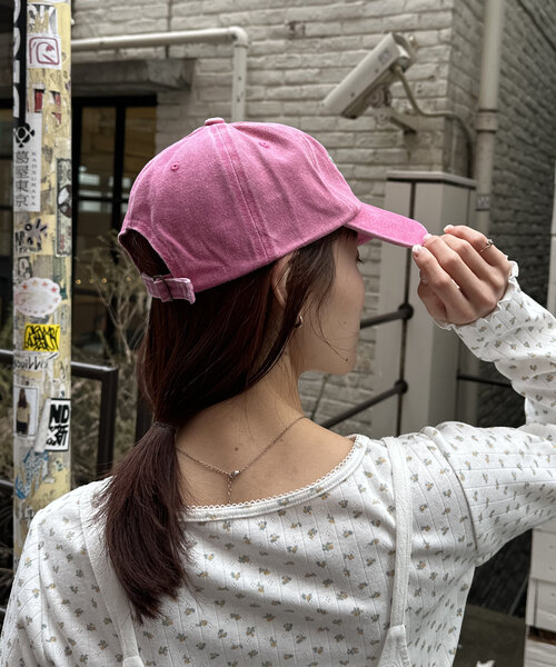 w closet キャップ 帽子 カラーロゴキャップ レディース