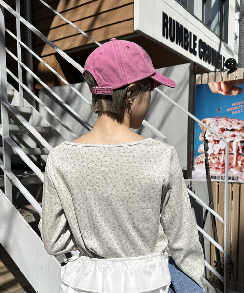 w closet キャップ 帽子 カラーロゴキャップ レディース