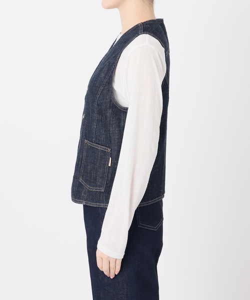 B.C STOCK ベスト ジレ DU JOUR/デュ ジュール RIDING JEAN VEST