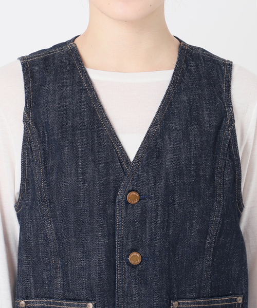 ベスト ジレ DU JOUR/デュ ジュール RIDING JEAN VEST レディース B.C STOCK ベスト ジレ DU JOUR/デュ ジュール RIDING JEAN VEST
