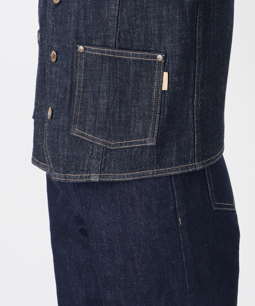B.C STOCK ベスト ジレ DU JOUR/デュ ジュール RIDING JEAN VEST