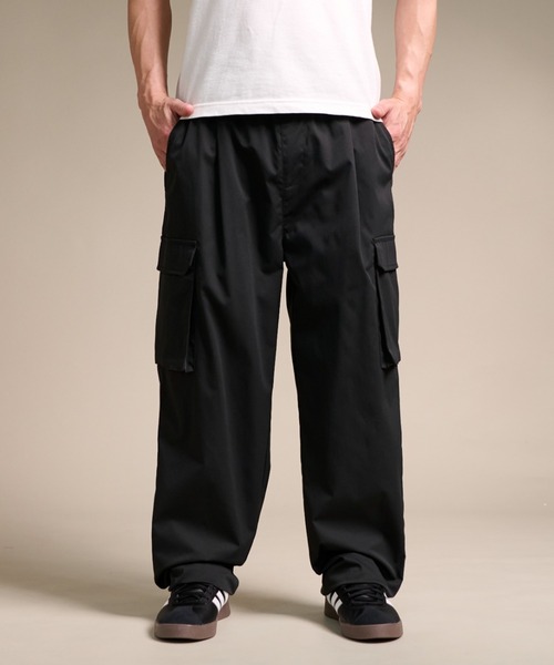 HLVTC 黒 カーゴパンツ 4ポケット HLVTC 黒 カーゴパンツ 4ポケット