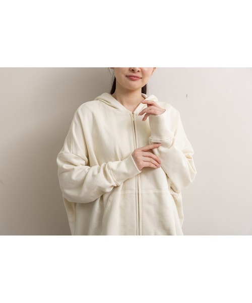 ベスト ジレ 「SETENS/セテンス」ジップアップスウェットパーカー レディース SETENS ベスト ジレ 「SETENS/セテンス」ジップアップスウェット