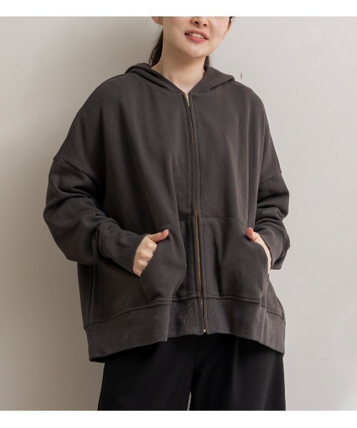 ベスト ジレ 「SETENS/セテンス」ジップアップスウェットパーカー レディース SETENS ベスト ジレ 「SETENS/セテンス」ジップアップスウェット