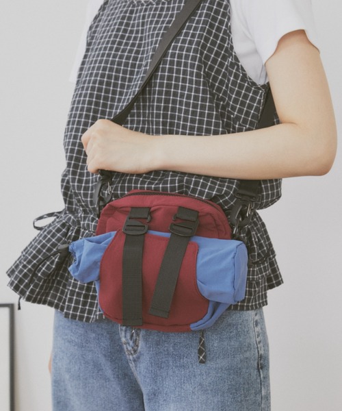 Rady ノベルティ フリルバイカラー 傘 ミニバニティショルダーバッグ 新品 Rady ノベルティ フリルバイカラー 傘 ミニバニティショルダー