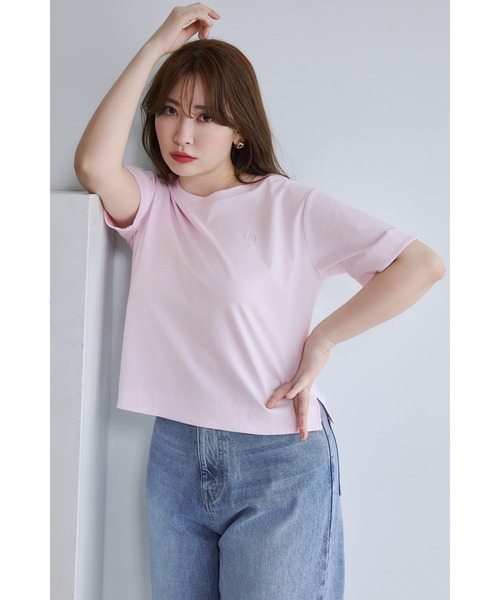 tシャツ Trois Silky Cotton Tee レディース Trois Silky Cotton Tee