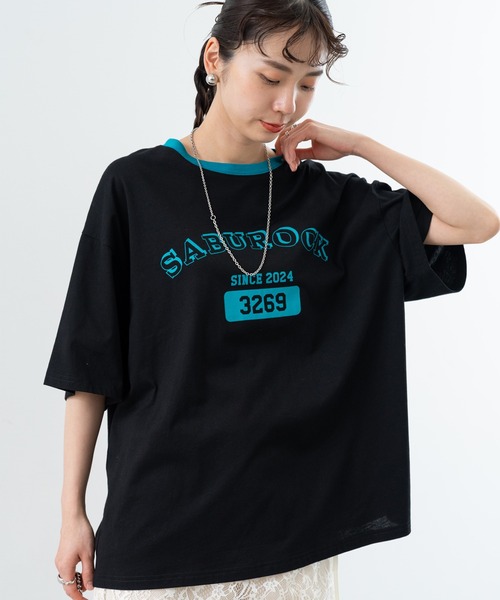 サブロク（SABUROKU） tシャツ 目を引く カラーリング で シンプル