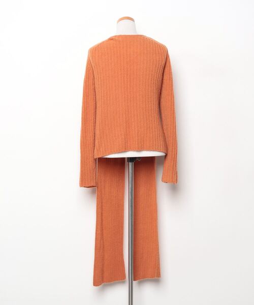 「kei shirahata」 ニットカーディガン FREE オレンジ レディース_画像2