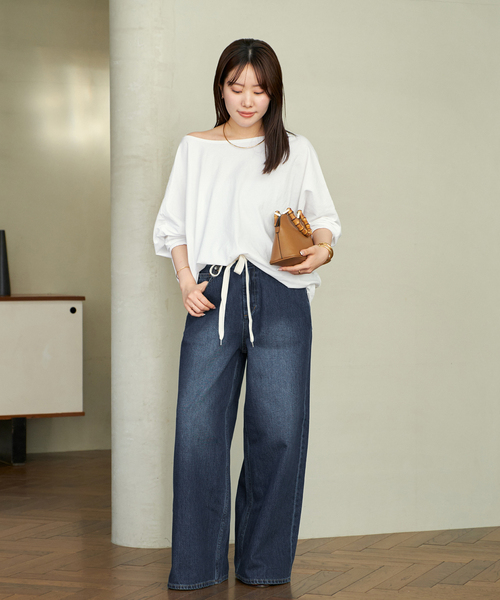 ☆R’IAM SUPER LOOSE デニム☆サイズ34☆ plage ジーンズ デニム デニムパンツ 「WEB限定追加」R'IAM
