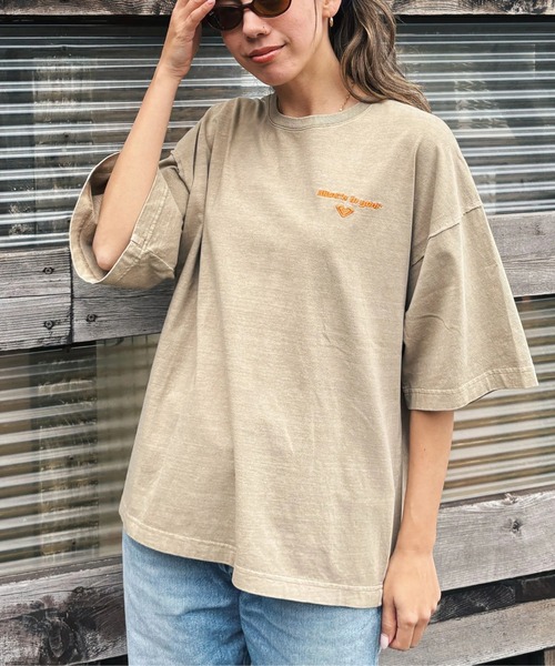 tシャツ ONE MORE/ロキシードロップショルダー半袖Tシャツ レディース